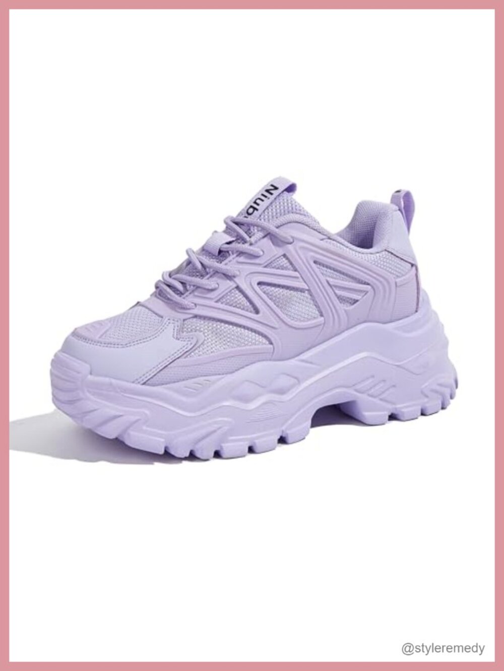 Chunky Platform Sneakers for Women Breathable Mesh Walking Shoes Comfortable